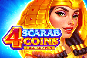 Игровой автомат 4 Scarab Coins: Hold and Win
